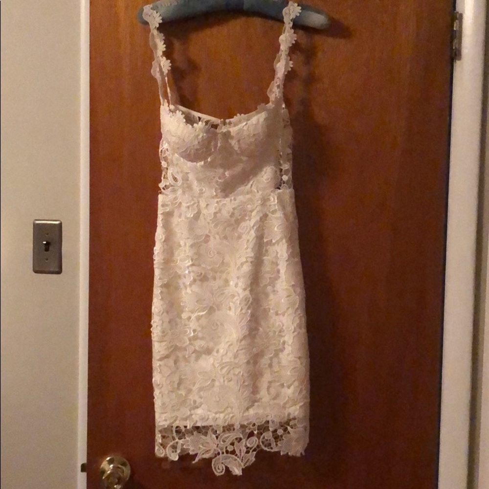 White Bustier dress! Worn once